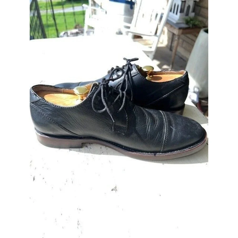 Seal Of The Sutro “Ralston” San Francisco Goodyear Welted Black CapToe Shoes 12D